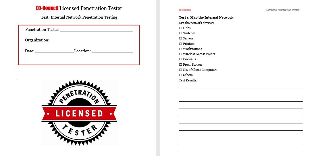Internal Network Penetration Testing نمونه فرم گزارش تست نفوذ شبکه داخلی - Image 1