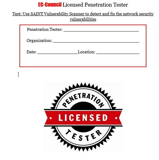 lpt-SAINTVulnerabilityScanner نمونه فرم گزارش ابزار SAINT Vulnerability Scanner - Image 1